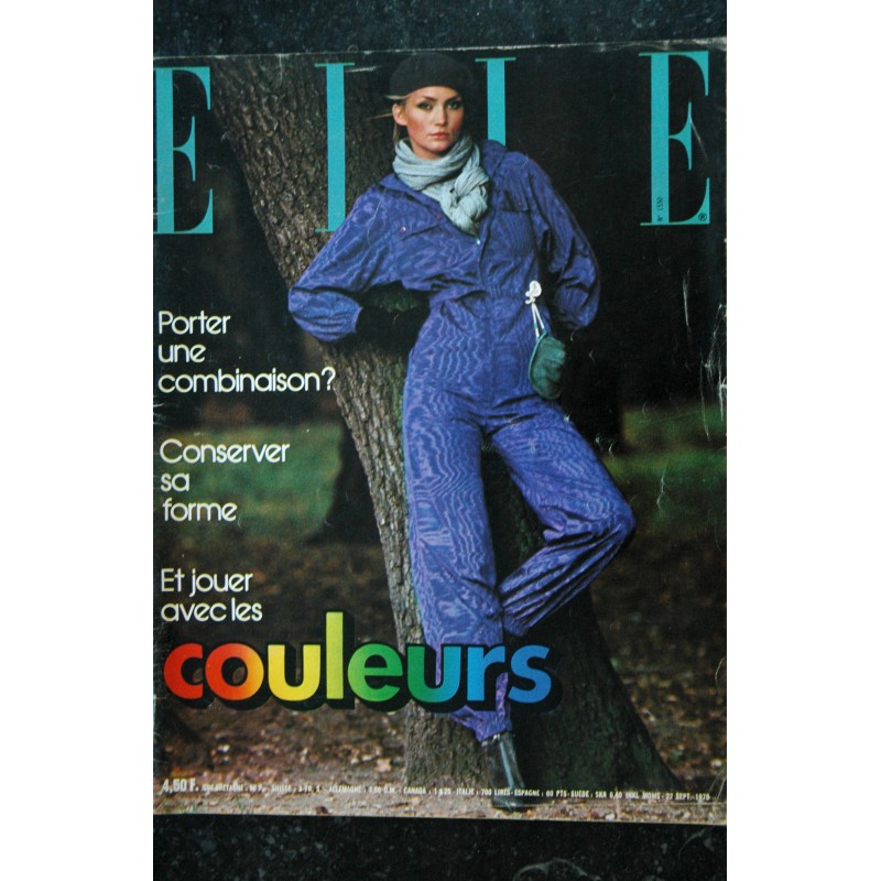 ELLE 1550 22 septembre 1975 Porter une combinaison ? Et jouer avec les couleurs