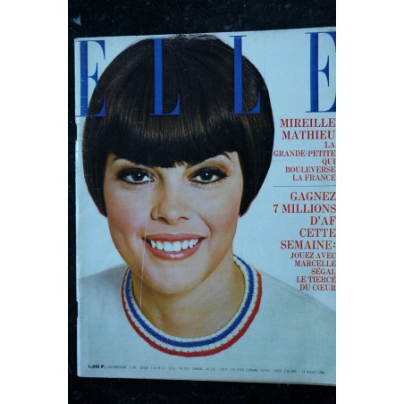 ELLE 1073 14 juillet 1966 Cover Mireille Mathieu