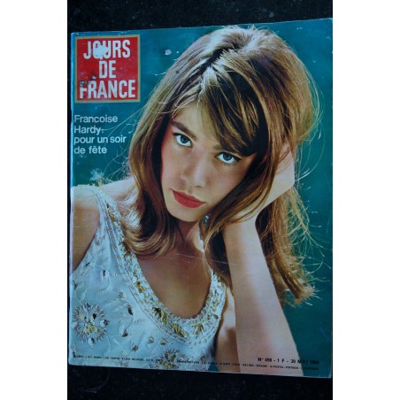 JOURS DE FRANCE 498 30 mai 1964 Françoise HARDY Cover + 3 pages Brigitte Bardot - Juliette Gréco - de Gaulle - 140 pages