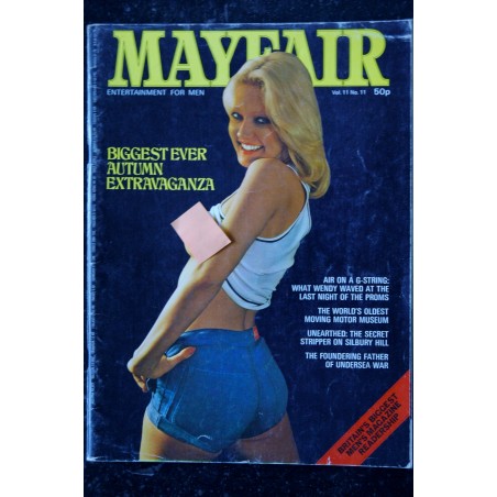 MAYFAIR UK Vol 11 N° 11 1976 NOV EORGINA HENRY NANNA BERG SUREKHA KHAN