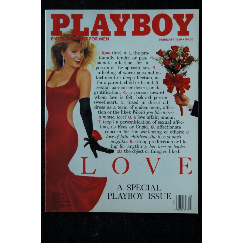 PLAYBOY US 1989 02 LOVE A Special Playboy Issue Simone Eden Michele Smith Bob Woodward