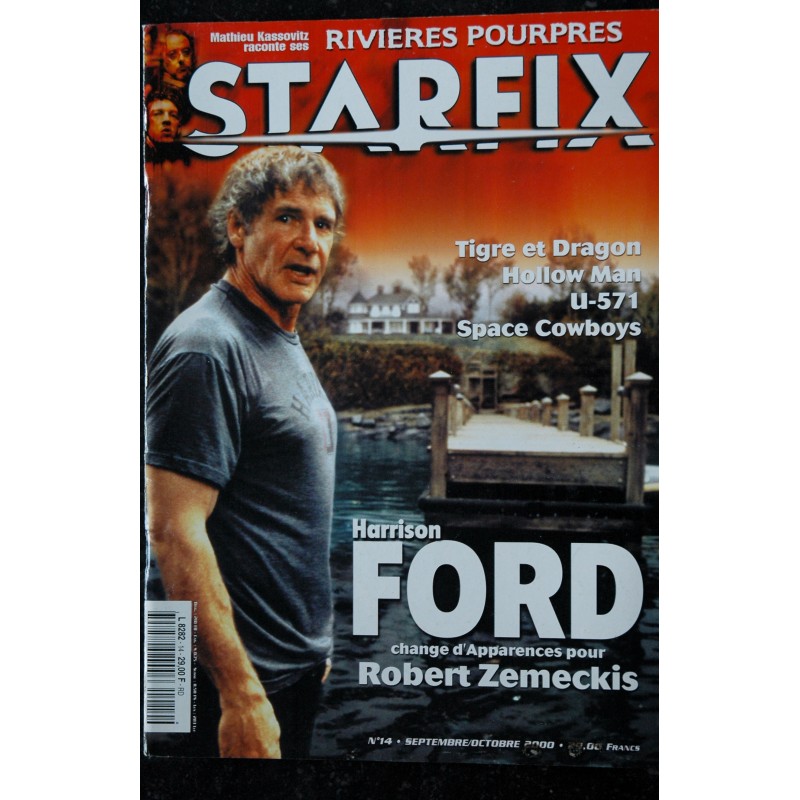 STARFIX 14 2000 Harrison Ford Robert Zemeckis Tigre e t Dragon Hollow Man U-571 Rivieres Pourpres + Posters