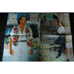 SPOT LIGHT Supplément N° 24  FLORENT PAGNY Poster géant Supplément 1989