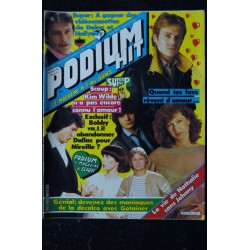 PODIUM HIT 132  février 1983   incomplet Chagrin d'amour  GIRAUDEAU  DELON GOLDMAN JOHNNY
