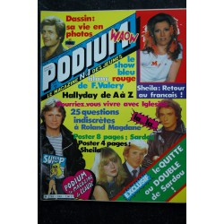 PODIUM HIT 103 SEPTEMBRE 1980 BLONDIE JEANE MANSON PATRICK HERNANDEZ+ POSTERS CLAUDE FRANCOIS SHEILA LIO