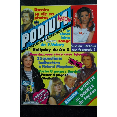 PODIUM HIT 103 SEPTEMBRE 1980 BLONDIE JEANE MANSON PATRICK HERNANDEZ+ POSTERS CLAUDE FRANCOIS SHEILA LIO PODIUM HIT 103 SEPTEMBRE 1980 BLONDIE JEANE MANSON PATRICK HERNANDEZ+ POSTERS CLAUDE FRANCOIS SHEILA LIO
