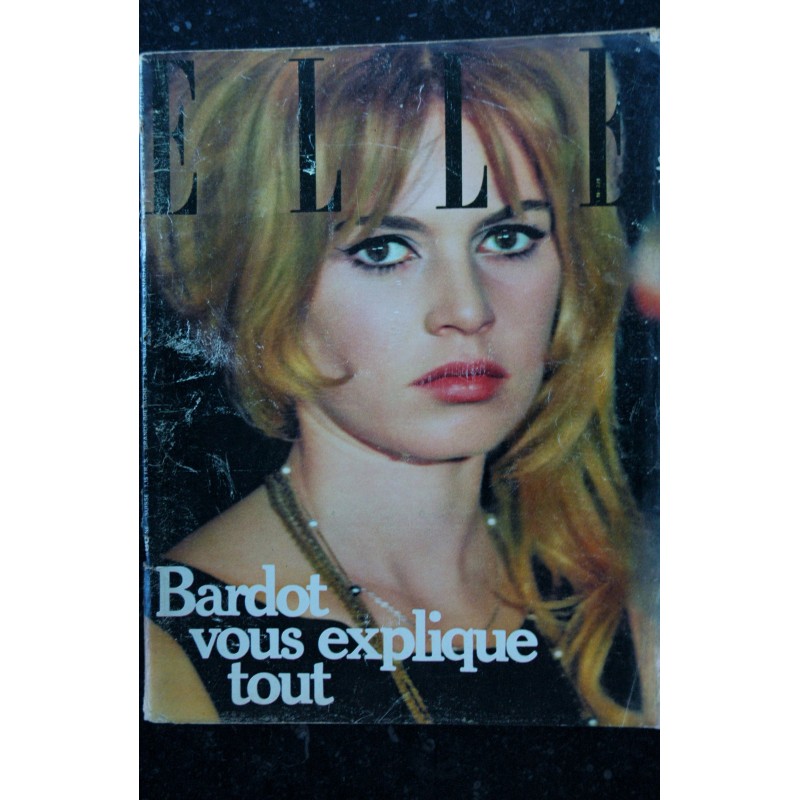 ELLE   874 env.     21 SEPTEMBRE 1962 COVER BRIGITTE BARDOT INTERVIEW ELLE VOUS EXPLIQUE TOUT