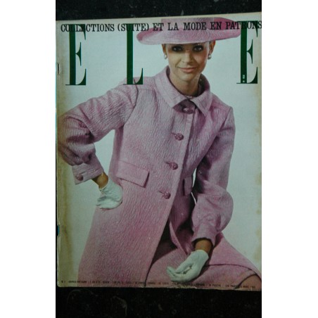 ELLE 950 - 6 mars 1964 - Mode Collections ( Suite ) et la mode en patrons