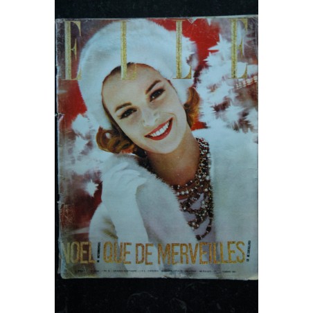 ELLE 832 - 1er décembre 1961 - Noël ! Que de merveilles !