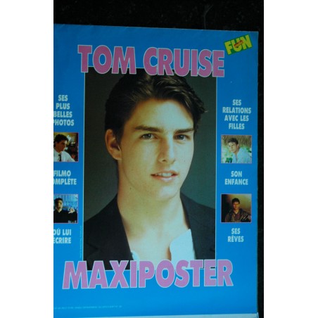 SPOT LIGHT Supplement N° 20 Tom Cruise - Poster géant 1989