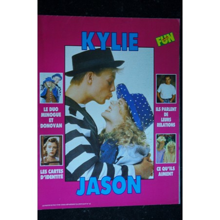 SPOT LIGHT Supplement N° 22 Kylie Minogue Jason - Poster géant 1989