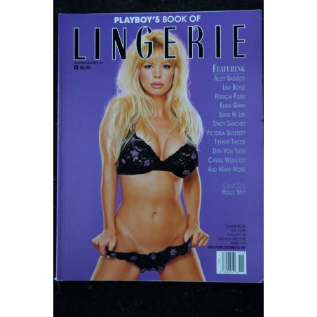 PLAYBOY'S LINGERIE 1997 11 NOV/DECEMBER WESTCOTT DITA VON TEESE SUNG HI LEE HOLLY WITT