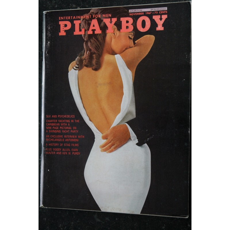 PLAYBOY US 1967 11 NOVEMBER INTERVIEW MICHELANGELO ANTONIONI WOODY ALLEN PLAYMATE KAYA CHRISTIAN