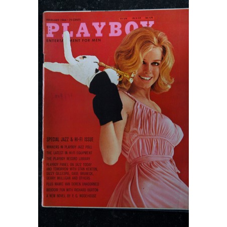 PLAYBOY US 1964 02 FEBRUARY SPECIAL JAZZ MAMIE VAN DOREN NANCY JO HOOPER + Suppléments