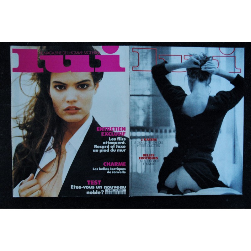 LUI 023 N° 23 TUELLY JENSEN SEPT 1989 GIANNI AGNELLI BATMAN + FASCICULE J. KACERE BELLES EROTIQUES
