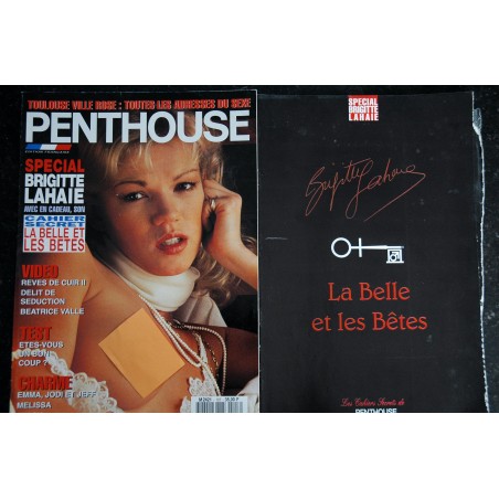 PENTHOUSE 107 DECEMBRE 1993 COVER SPECIAL BRIGITTE LAHAIE + CAHIER SECRET TERI DIVER