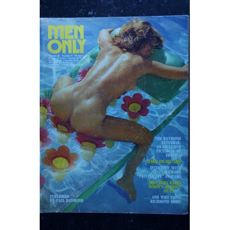 MEN ONLY 40/06 RAYMOND REVUEBAR PICTORIAL OF EROTICA RICHARD INGRAMS INTERVIEW 75