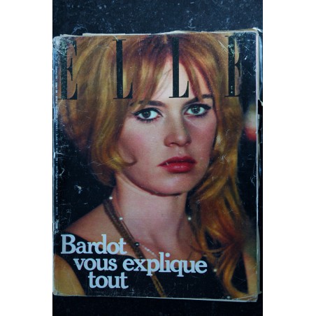 ELLE 874 21 SEPTEMBRE 1962 COVER BRIGITTE BARDOT INTERVIEW ELLE VOUS EXPLIQUE TOUT