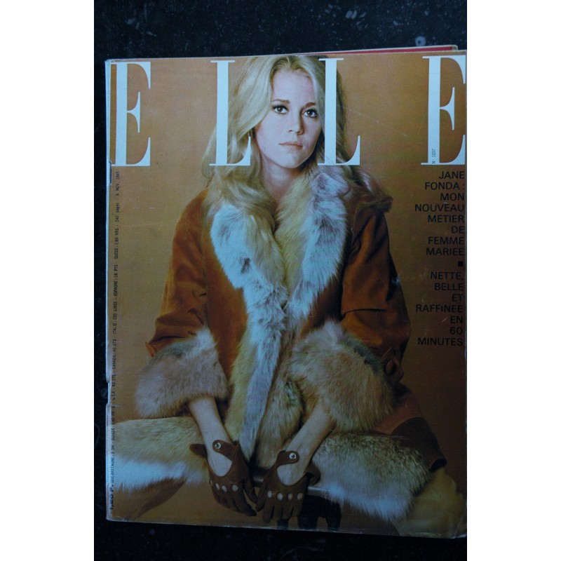 ELLE 1037 - 4 novembre 1965 - Cover Jane Fonda - Les tailleurs pantalon - Les robes lumières