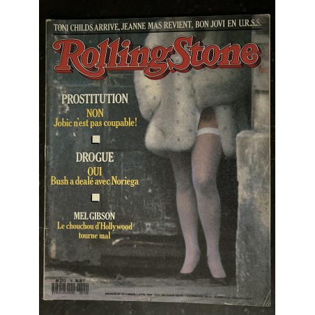 ROLLING STONE 1989 03 15 Toni CHILDS Jeanne MAS Bon JOVI  MEL GIBSON C MATTON - 1989 03