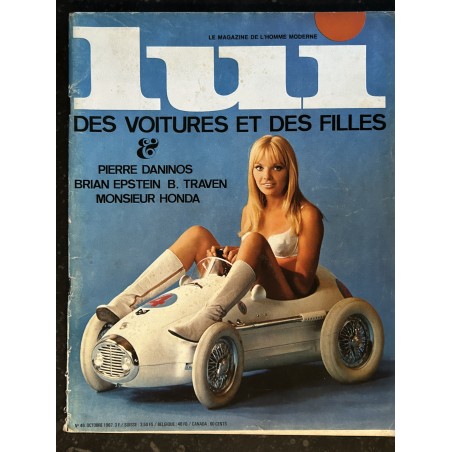 LUI 046 OCTOBRE 1967 PIERRE DANINOS BRIAN EPSTEIN SINE SHARON TATE VINTAGE EROTIC PIN-UP ASLAN 1967