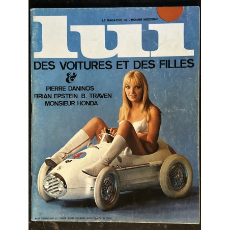LUI 046 OCTOBRE 1967 PIERRE DANINOS BRIAN EPSTEIN SINE SHARON TATE VINTAGE EROTIC PIN-UP ASLAN 1967