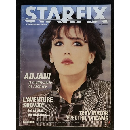 STARFIX 026  1985 COVER ISABELLE ADJANI JAMES CAMERON TERMINATOR SUBWAY LUC BESSON ELECTRIC DREAM
