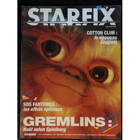 STARFIX 021 1984 COVER GREMLINS COTTON CLUB SOS FANTOMES