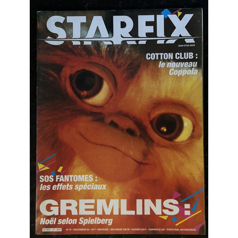 STARFIX 021 1984 COVER GREMLINS COTTON CLUB SOS FANTOMES