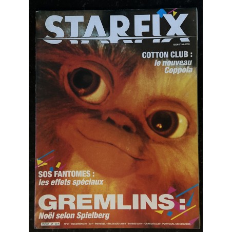 STARFIX 021 1984 COVER GREMLINS COTTON CLUB SOS FANTOMES