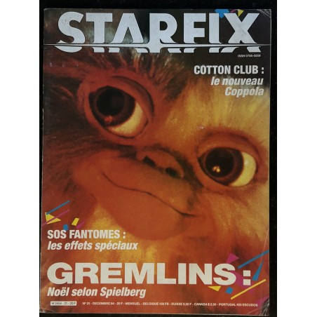STARFIX 021 1984 COVER GREMLINS COTTON CLUB SOS FANTOMES