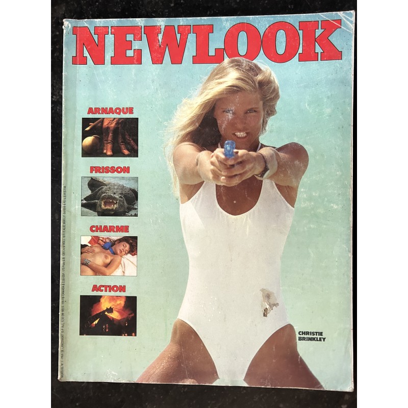 NEWLOOK 001 N° 1 RARE COLLECTOR 1983 CHARME COVER CHRISTIE BRINKLEY JEANLOUP SIEFF