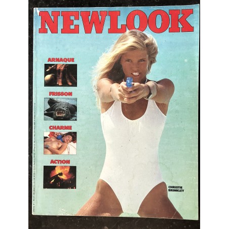 NEWLOOK 001 N° 1 RARE COLLECTOR 1983 CHARME COVER CHRISTIE BRINKLEY JEANLOUP SIEFF