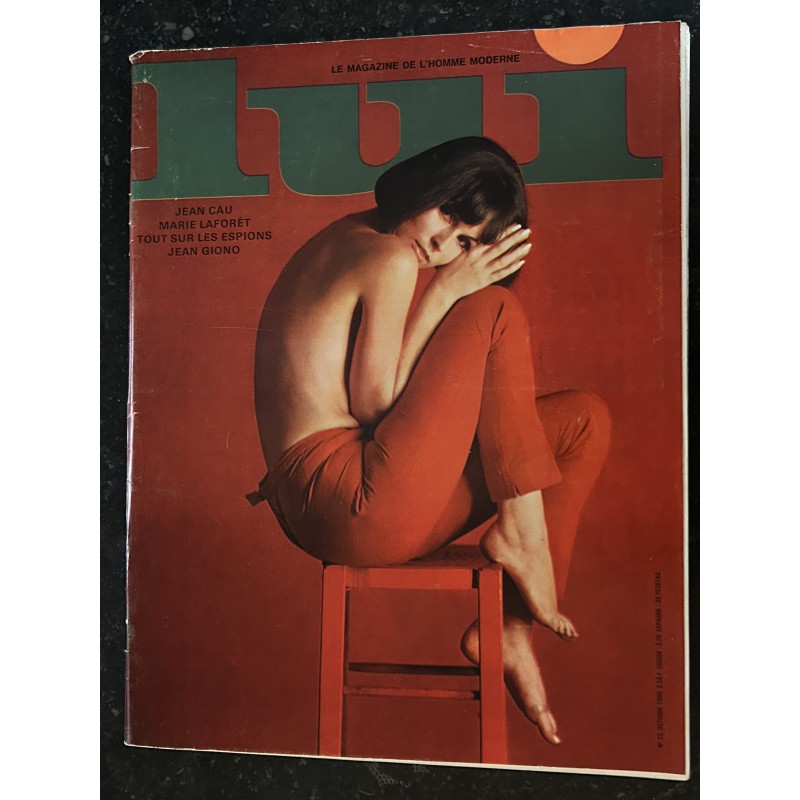 LUI 022 OCTOBRE 1965 COVER MARIE LAFORET LES BEATNIKS JEAN GIONO R8 GORDINI RAY VENTURA VINTAGE EROTIC