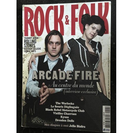 ROCK & FOLK 457 septembre 2005 Arcade Fire Rolling Stones Interview Charlie Watts Dresden Dolls The Warlocks