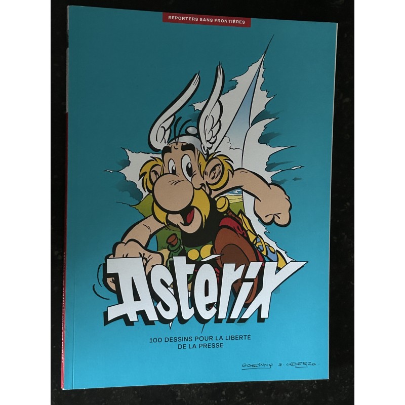 REPORTERS SANS FRONTIERES n° 68 ASTERIX UDERZO GOSCINNY 100 DESSINS POUR LA LIBERTE DE LA PRESSE 2021 + POSTER