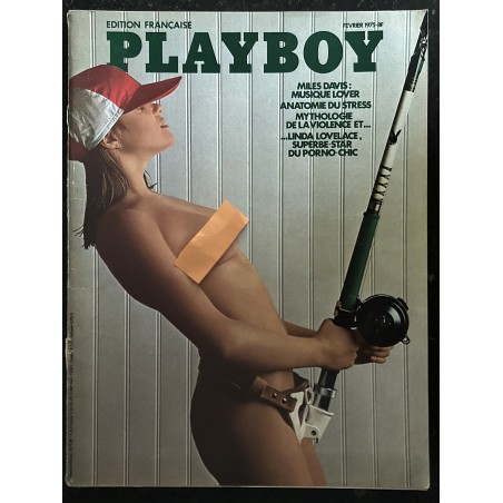 PLAYBOY 015 FEVRIER 1975 INTERVIEW ANTHONY BURGESS Miles Davis LAURA MISCH Linda Lovelace
