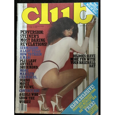 Club Ed. US Vol. 7 n° 8 September 1981 Marilyn Chambers Anthea Drummond