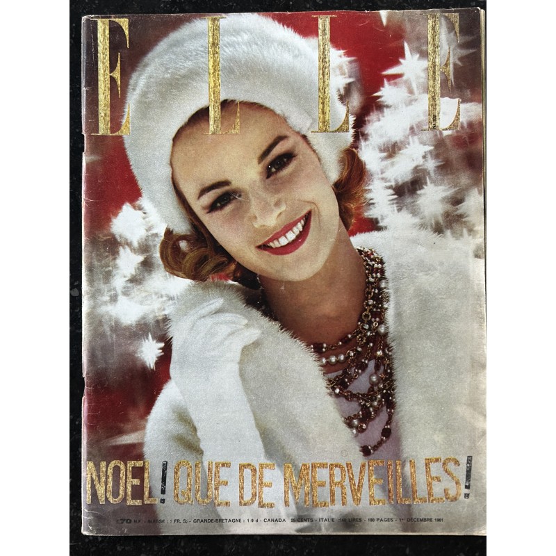ELLE 832 - 1er décembre 1961 - Noël ! Que de merveilles !