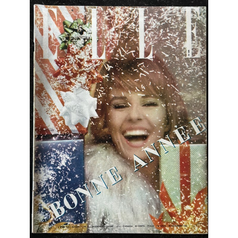 ELLE 836 - 29 décembre 1961 - Bonne Année 1962