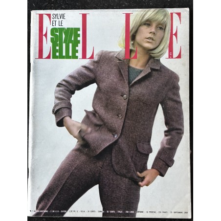 ELLE 979 25 SEPTEMBRE 1964 COVER SYLVIE VARTAN STYLE ELLE