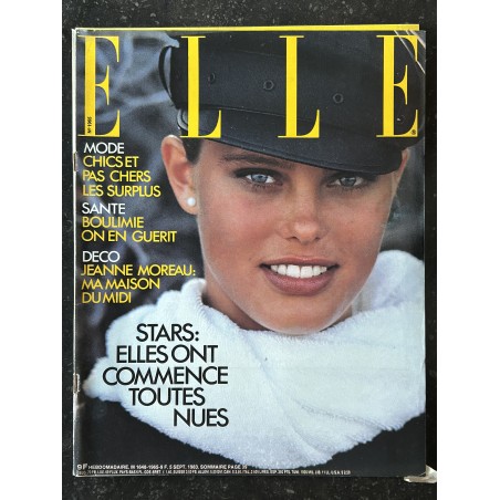 ELLE 1965 - 5 septembre 1983 - Elles se sont toutes montrées nues - Saint-Tropez mais où est la débauche ?