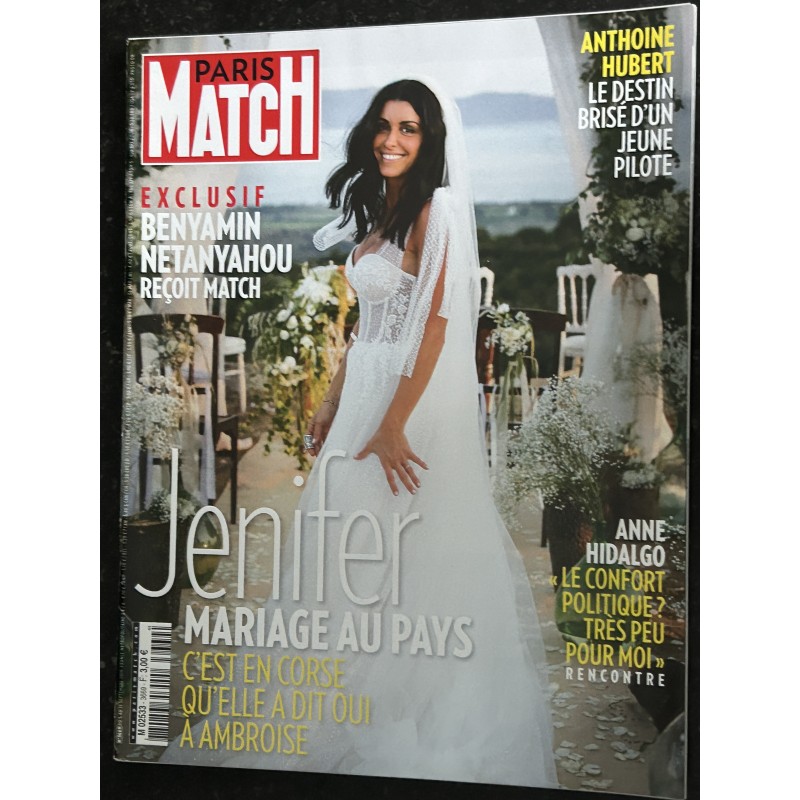 PARIS MATCH N° 3669 septembre 2019 Cover Jenifer Mariage au pays - Antoine Hubert