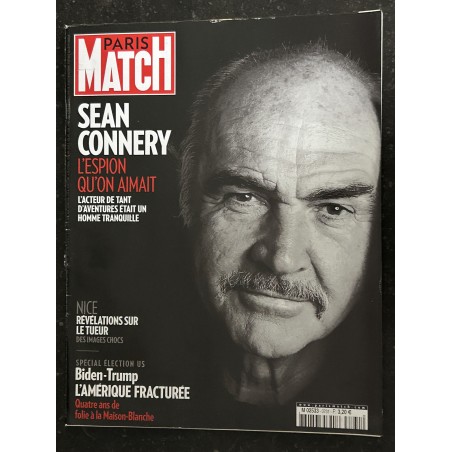 PARIS MATCH N° 3731 Novembre 2020 Hommage Sean Connery L'espion qu'on aimait