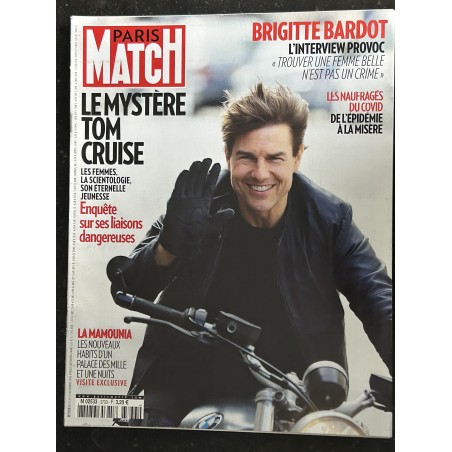 PARIS MATCH N° 3733 Novembre 2020 Cover Tom Cruise Brigitte Bardot Interview Provoc