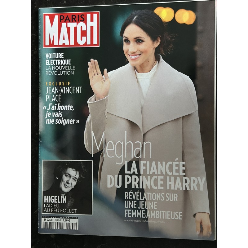 PARIS MATCH N° 3596 avril 2018 Hommage Jacques Higelin Adieu au feu follet - Meghan