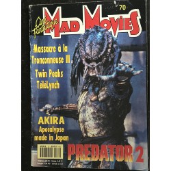 Ciné Fantastique MAD MOVIES  n° 70  - 1991 -  PREDATOR 2  Massacre à la tronçonneuse III AKIRA  Twin PEAKS