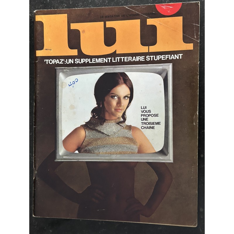 LUI 048 1967 DECEMBRE SPECIAL NOEL COVER ANNIE DUPERREY PATRICE RHOMM SYLVA KOSCINA DONNA MICHELLE VINTAGE EROTIC PIN-UP ASLAN