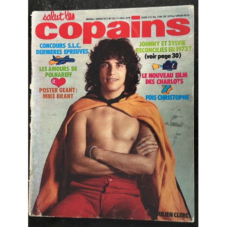 Salut les Copains N° 125 01 1973 POLNAREFF JOHNNY & SYLVIE CHRISTOPHE