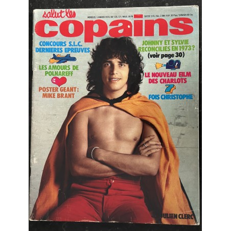 Salut les Copains N° 125 01 1973 POLNAREFF JOHNNY & SYLVIE CHRISTOPHE